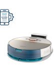 Philips XU7000/02 7000 Serisi HomeRun Aqua Islak Kuru Robot Süpürge, Sarj İstasyonlu, İpek Beyaz ve Altın Sarısı,