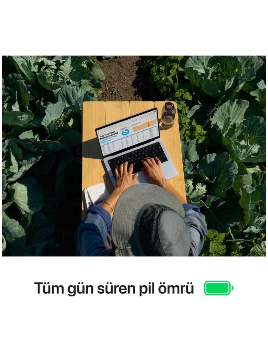 Apple MacBook Pro M4 16GB 1TB SSD macOS 14" Taşınabilir Bilgisayar Uzay Siyahı MW2V3TU/A