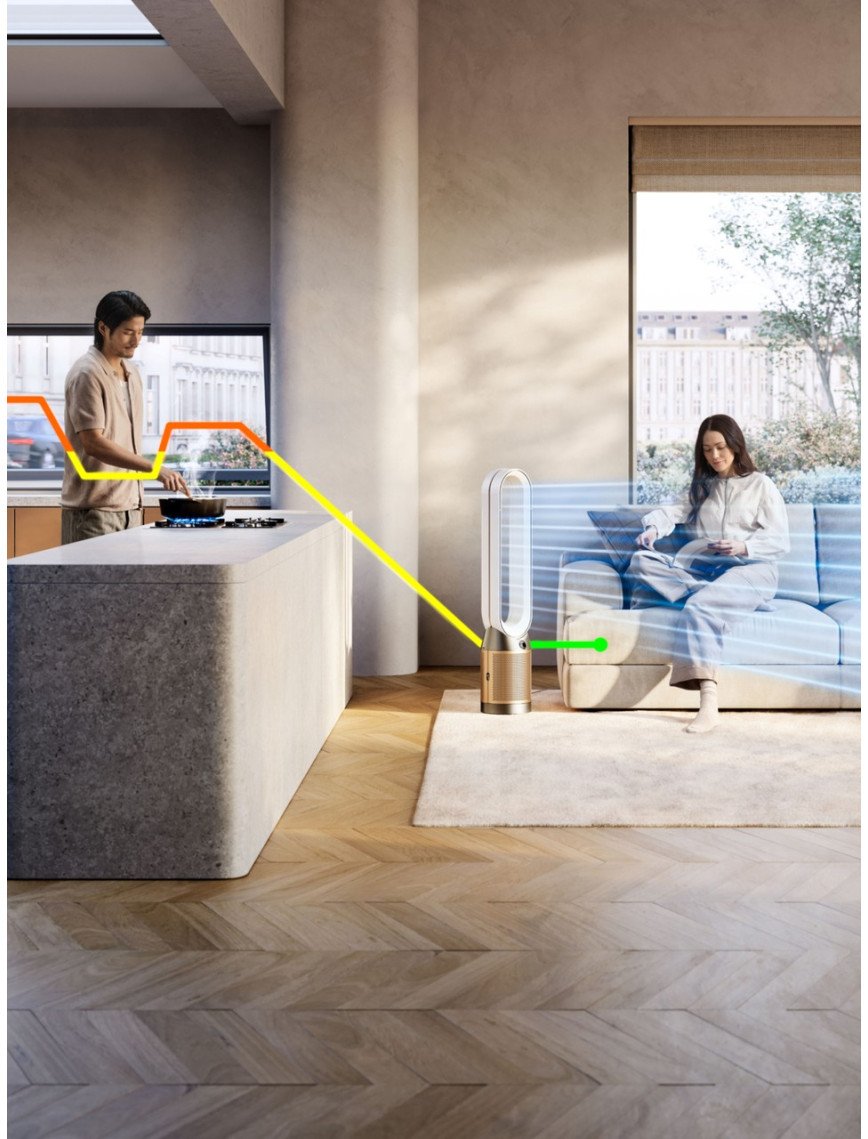 Dyson Purifier Cool™ Pc2 De-Nox Hava Temizleyici (Beyaz/altın)