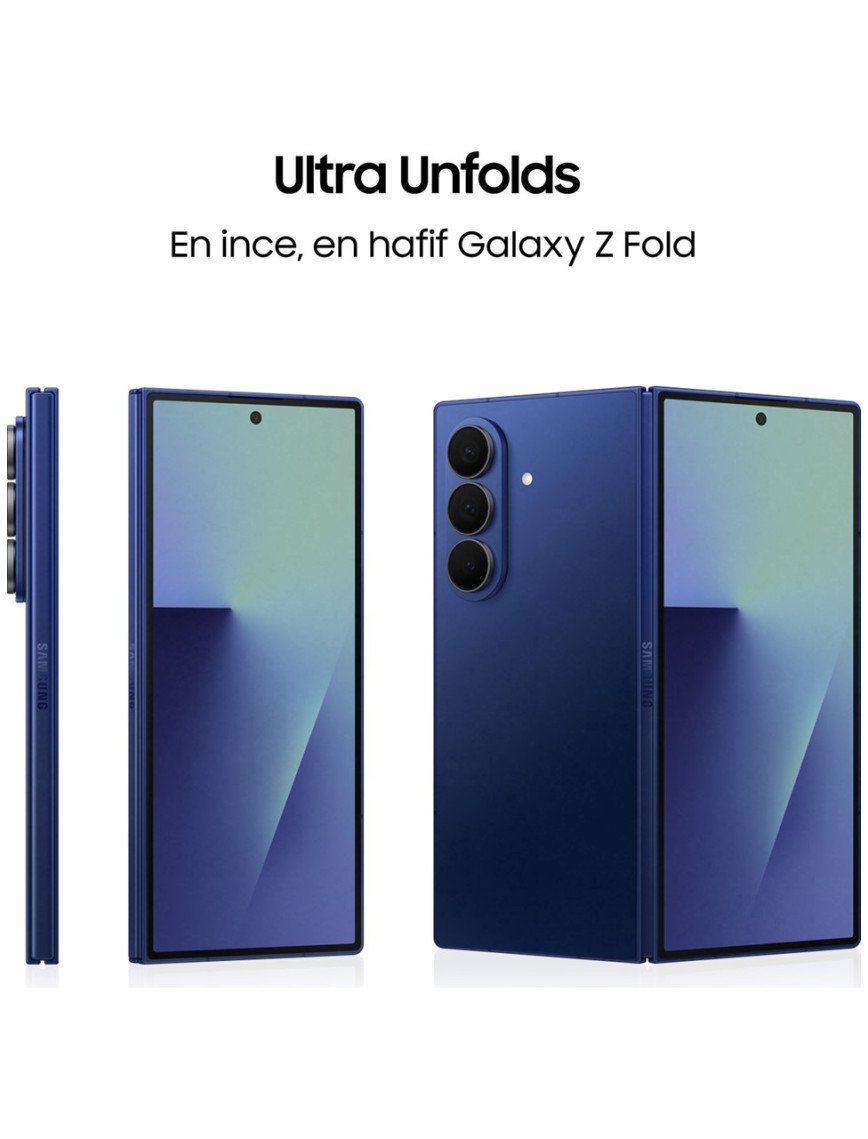 Samsung Galaxy Z Fold7 512 GB 12 GB Ram (Samsung Türkiye Garantili) Gece Siyahı